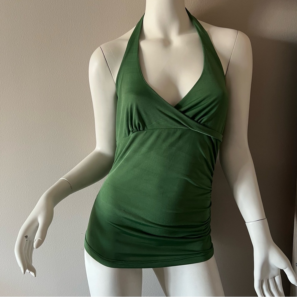 Green Halter Top